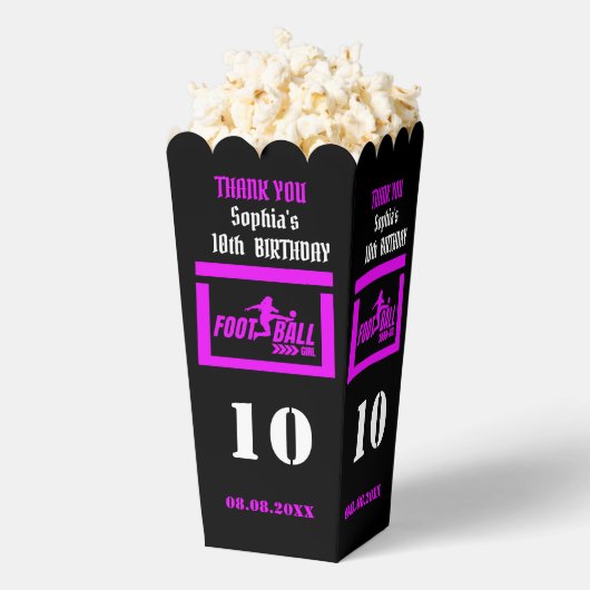 サッカー選手の女の子，サッカー女子チームの好意ボックス フェイバーボックス (はじけた状態)