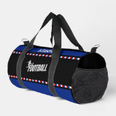 サッカー選手の女の子，誕生日ギフトフランスの，フラグ ダッフルバッグ (右コーナー)