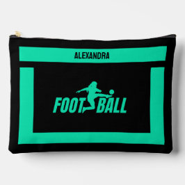 サッカー選手の女の子，誕生日ギフト，サッカーチーム アクセサリーポーチ