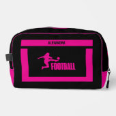 サッカー選手の女の子，誕生日ギフト，サッカーチーム ドップキット (正面)