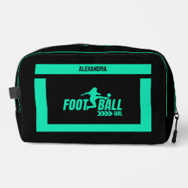 サッカー選手の女の子，誕生日ギフト，サッカーチーム ドップキット