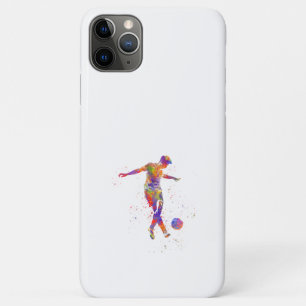 サッカー選手の水色 iPhone 11 PRO MAXケース