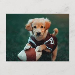 サッカー選手の犬 ポストカード