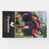 サッカー選手の祝辞の写真 横断幕 (横)