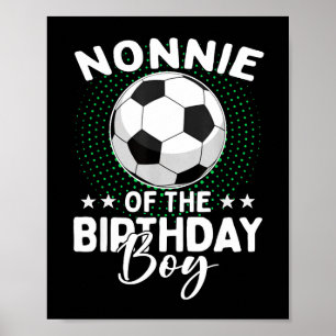 サッカー選手の誕生日のおじいちゃん 誕生日おめでとう  ポスター