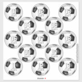 サッカー選手は13人パーソナライズされた シール (シート)