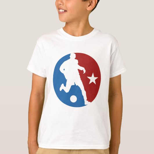 サッカー選手カスタムのシャツとジャケット Tシャツ (正面)