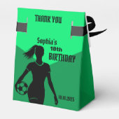 サッカー選手ガールサッカーガールチーム フェイバーボックス (裏面サイド)