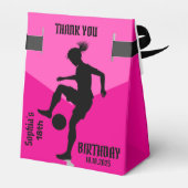 サッカー選手ガールサッカーガールチーム フェイバーボックス (裏面サイド)