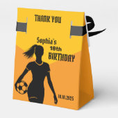 サッカー選手ガールサッカーガールチーム フェイバーボックス (裏面サイド)