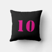 サッカー選手ガール、誕生日ガールチーム クッション (裏面)