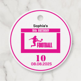 サッカー選手ガール、誕生日ガールチーム フェイバータグ