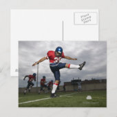 サッカー選手キックサッカー2 ポストカード (正面/裏面)