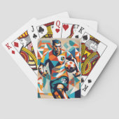 サッカー選手キュービストカード トランプ (裏面)