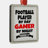サッカー選手ゲーマー メタルオーナメント (右)