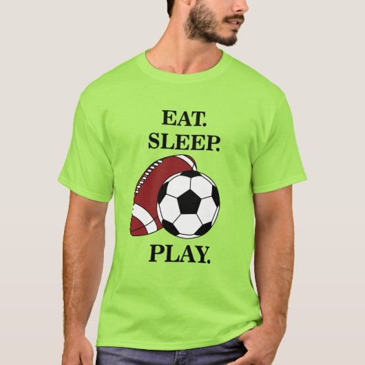 サッカー選手コーチ Tシャツ (正面)