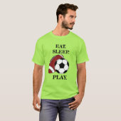 サッカー選手コーチ Tシャツ (正面フル)