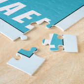 サッカー選手ゴアリーゴールキーパートレンディーグラフィックおもしろい ジグソーパズル (側面)