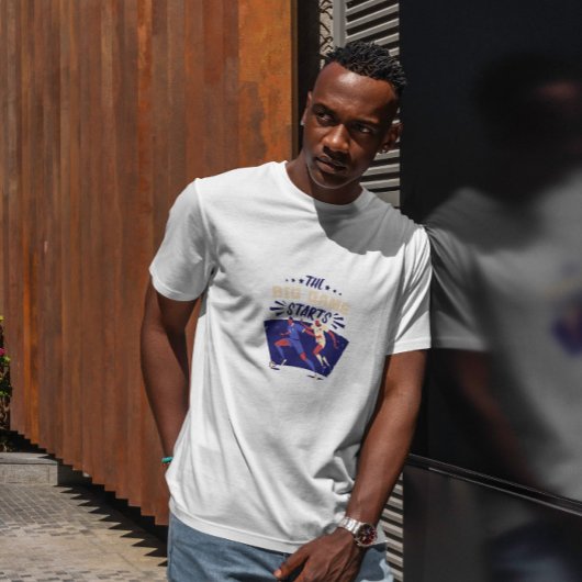 サッカー選手スポーツゲーム Tシャツ