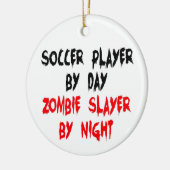 サッカー選手ゾンビ層 セラミックオーナメント (左)