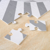 サッカー選手トリック灰色のサンライトボールの子供の名前 ジグソーパズル (側面)