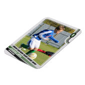 サッカー選手トレーディングカードライトグレーグリーン マグネット (左側)