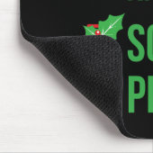 サッカー選手パジャマおもしろいクリスマス マウスパッド (コーナー)