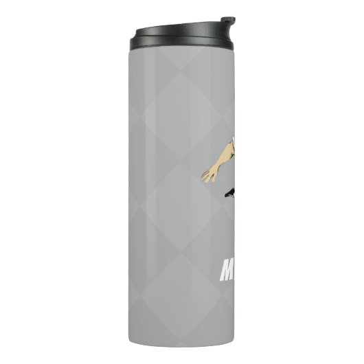 サッカー選手パーソナライズされたモダンスタイリッシュトレンディー タンブラー (回転左)