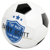 サッカー選手パーソナライズされた名 サッカーボール (3/4)