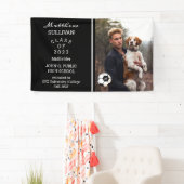 サッカー選手フォトブラック卒業 横断幕 (インサイチュ)