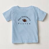サッカー選手ベイビーボーイ ベビーTシャツ (正面)