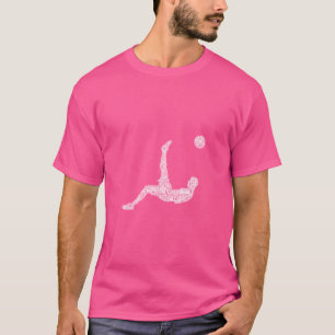 サッカー選手メンズボーイズキッズ Tシャツ