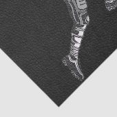 サッカー選手ランニングのクォーターバックブラックシルバー 薄葉紙 (詳細)