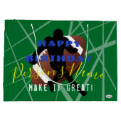 サッカー選手抱き枕HAMbyWG ラージペーパーバッグ (裏面)