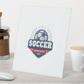 サッカー選手権 台座サイン (インサイチュ)