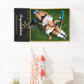 サッカー選手祝賀院生の写真 横断幕 (インサイチュ)