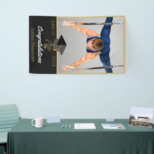 サッカー選手祝賀院生の写真 横断幕 (トレードショー)