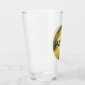 サッカー選手金ゴールドサッカー飲みビールグラス タンブラーグラス (右)