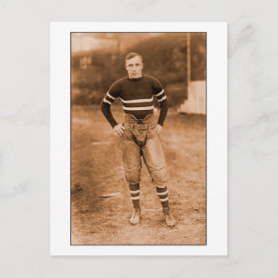 サッカー選手1900年代初期のヴィンテージ男性写真 ポストカード