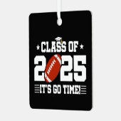 サッカー選手2025年上級卒業クラス メタルオーナメント (正面左)