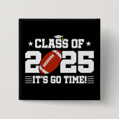 サッカー選手2025年上級卒業クラス 缶バッジ (正面)