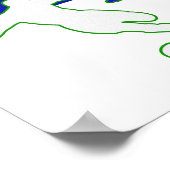 サッカー選手 – エルサルバドル ポスター (角)