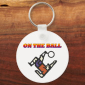 サッカー選手 キーホルダー (正面)