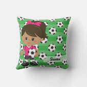 サッカー選手 クッション (裏面)