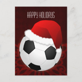 サッカー選手 クリスマスカード シーズンポストカード