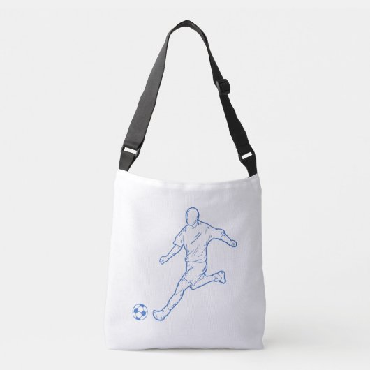 サッカー選手 クロスボディバッグ (正面)