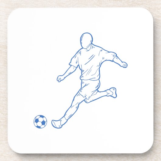 サッカー選手 コースター (正面)