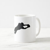 サッカー選手 コーヒーマグカップ (正面右)