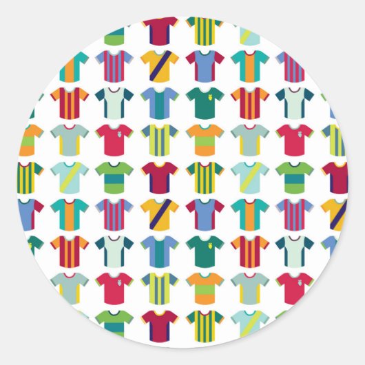 サッカー選手 |サッカーは芸術である ラウンドシール (正面)