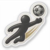 サッカー選手 シール (正面)